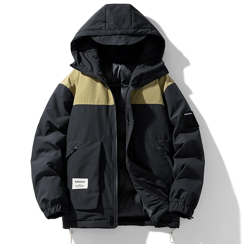 2025 Plus-Size Hooded Color-Block Cotton Jacket for Men, Autumn and Winter Large Size Workwear Coat
2025 Plus-Size Hooded Color-Block Cotton Jacket for Men, Autumn and Winter Large Size Workwear Coat