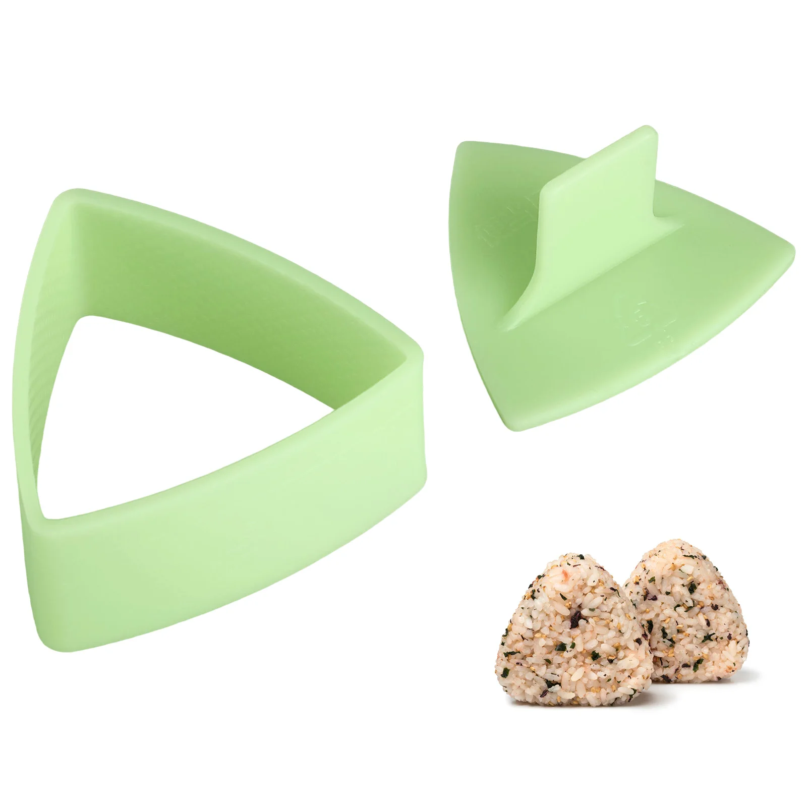 Triangle Rice Ball Mold Maker Sushi Tools Snack Shaper Green Onigiri Child Food Grade Plastic Reusable Kitchen Accessories
Triangle Rice Ball Mold Maker Sushi Tools Snack Shaper Green Onigiri Child Food Grade Plastic Reusable Kitchen Accessories