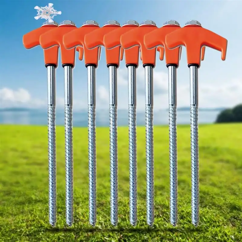 8Pcs Screw In Tent Stakes With Hex Socket Heavy Duty Spiral Screw Tent Stakes Pegs Screw For Outdoor Camping
8Pcs Screw In Tent Stakes With Hex Socket Heavy Duty Spiral Screw Tent Stakes Pegs Screw For Outdoor Camping