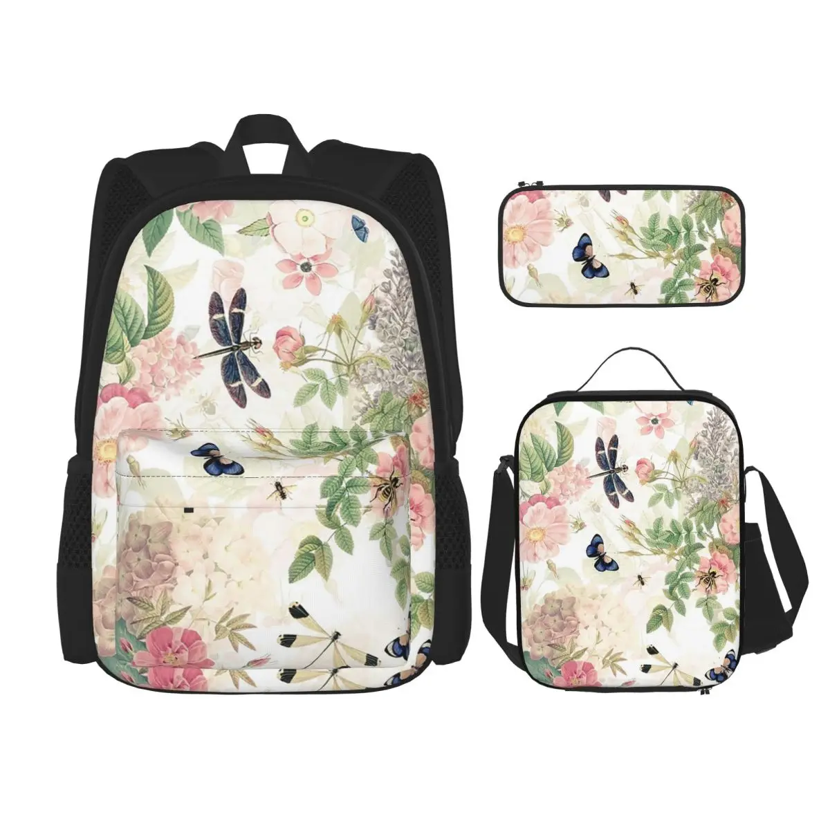 Flower And Early Insects Botanical BackpacksBookbag Children School Bags Kids Rucksack Lunch Bag Pen Bag Three-Piece Set
Flower And Early Insects Botanical BackpacksBookbag Children School Bags Kids Rucksack Lunch Bag Pen Bag Three-Piece Set