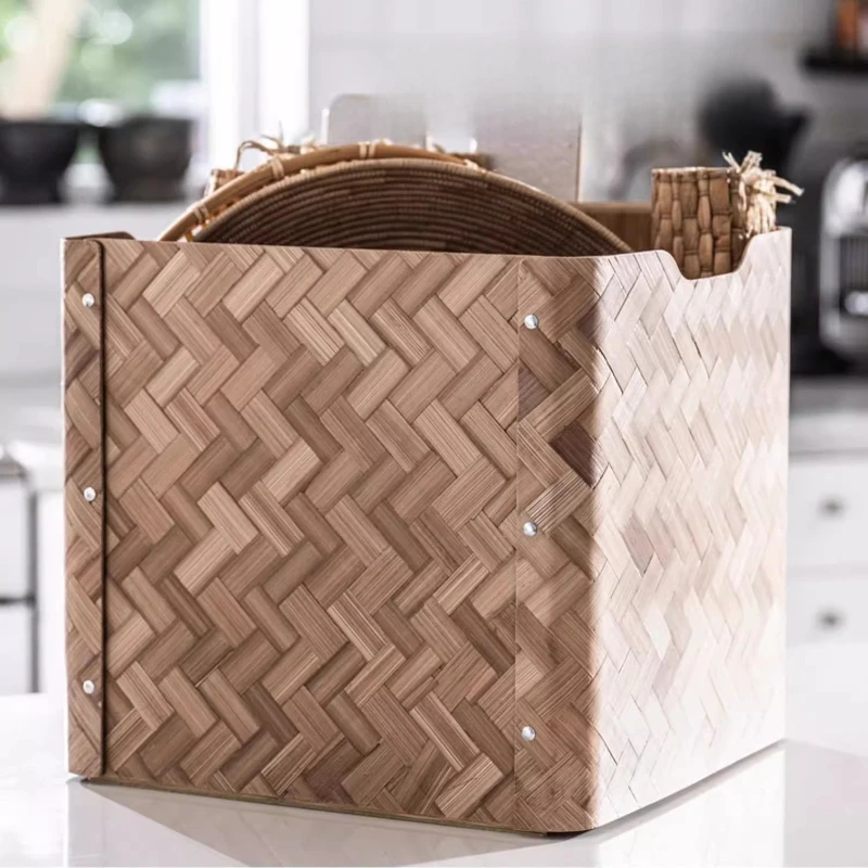 Bamboo Grid Organizer Box, Nordic Style Storage Basket, Durable Toy Sorting Bin, Felt-Padded Laundry Storage Container 
Bamboo Grid Organizer Box, Nordic Style Storage Basket, Durable Toy Sorting Bin, Felt-Padded Laundry Storage Container
