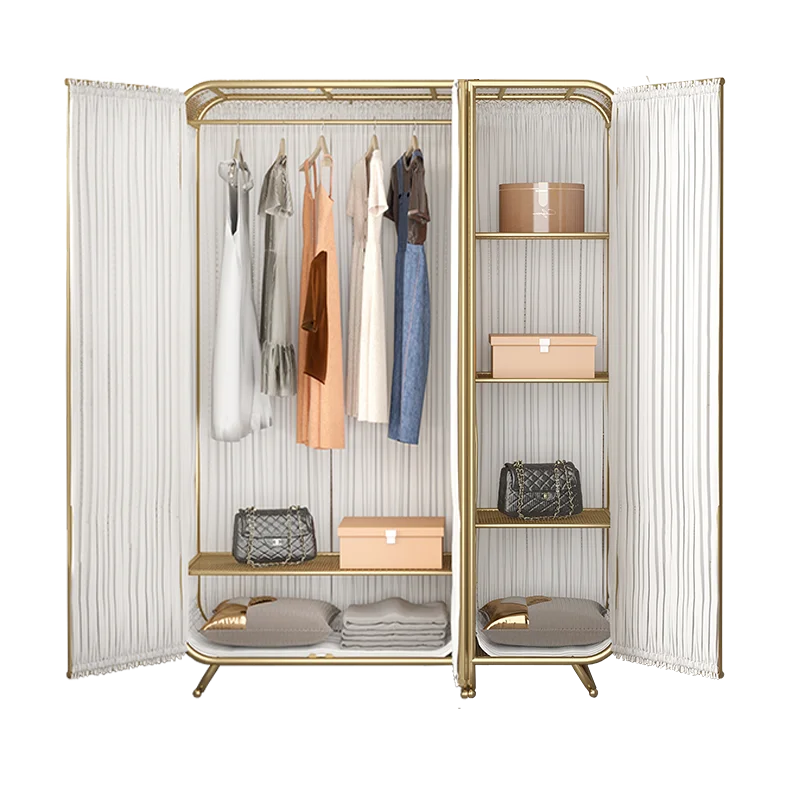 Wardrobe modern simple household bedroom hanging storage can be customized three-door small apartment cabinet customization
Wardrobe modern simple household bedroom hanging storage can be customized three-door small apartment cabinet customization
