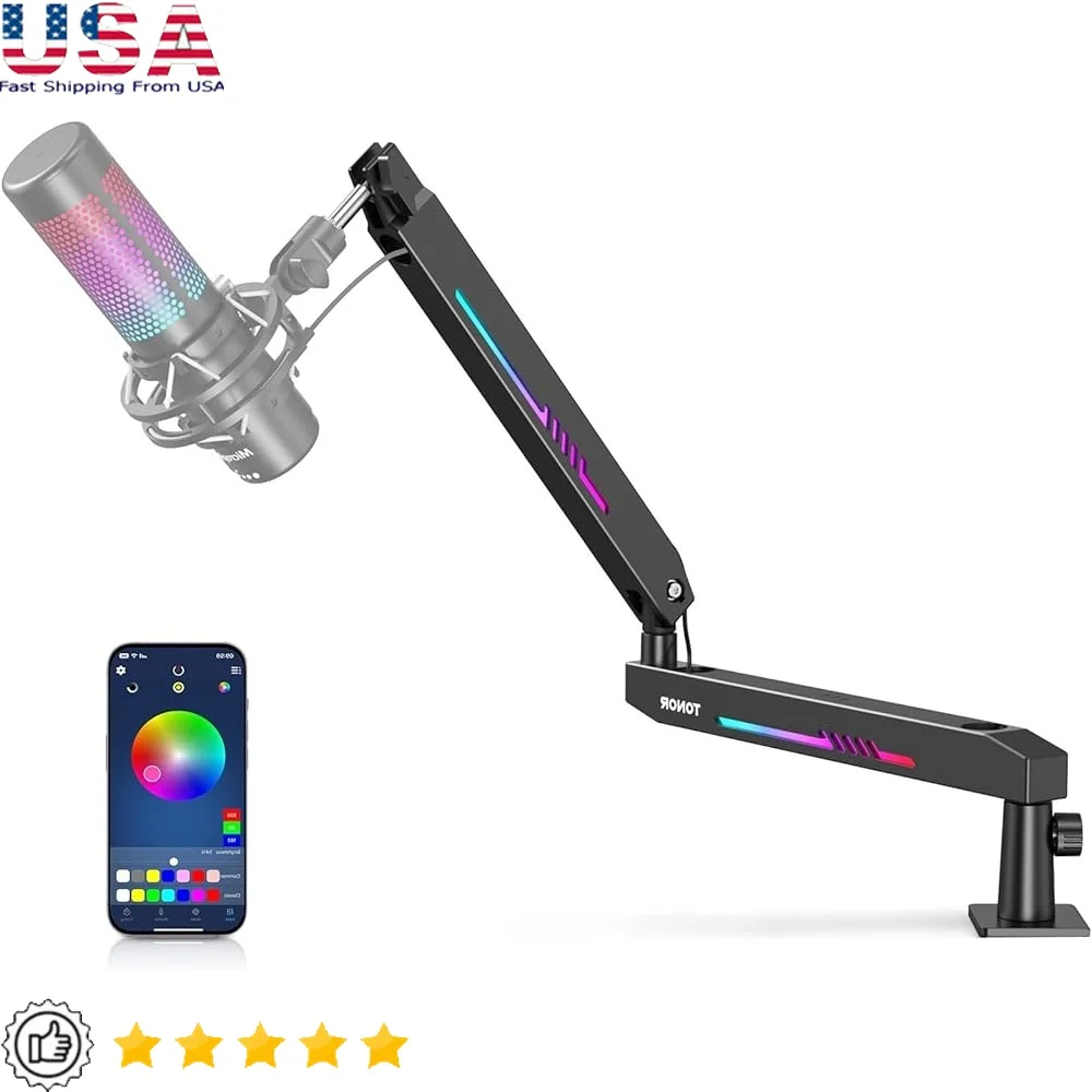 Низкопрофильная подставка для игрового микрофона RGB с управлением кабелями, совместимая с большинством микрофонов, потоковая подкастинг
Низкопрофильная подставка для игрового микрофона RGB с управлением кабелями, совместимая с большинством микрофонов, потоковая подкастинг