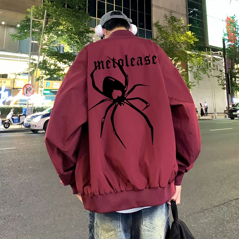 Мужская бейсбольная куртка Red Spider в американском ретро-стиле, весенне-осенняя, модная, уличная, молодежная, свободного кроя, водоотталкивающая
Мужская бейсбольная куртка Red Spider в американском ретро-стиле, весенне-осенняя, модная, уличная, молодежная, свободного кроя, водоотталкивающая