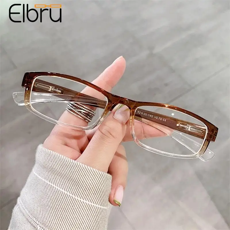 Очки Elbru для чтения с защитой от синего света, ультралегкие прозрачные пресбиопические очки для мужчин и женщин, очки для чтения унисекс, 0 + 100 ~ + 400
Очки Elbru для чтения с защитой от синего света, ультралегкие прозрачные пресбиопические очки для мужчин и женщин, очки для чтения унисекс, 0 + 100 ~ + 400