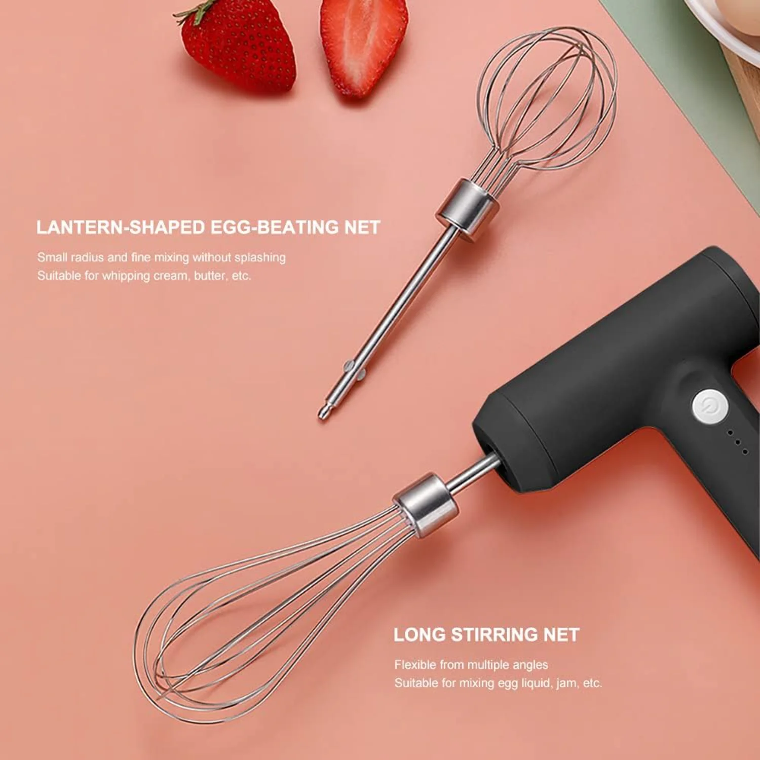 Ultra Power -Speed Kitchen Hand Mixer with 2 Extra Wide Stainless Steel Smooth Creamy Whipped Mixtures Plus Convenient, Beater
Ultra Power -Speed Kitchen Hand Mixer with 2 Extra Wide Stainless Steel Smooth Creamy Whipped Mixtures Plus Convenient, Beater