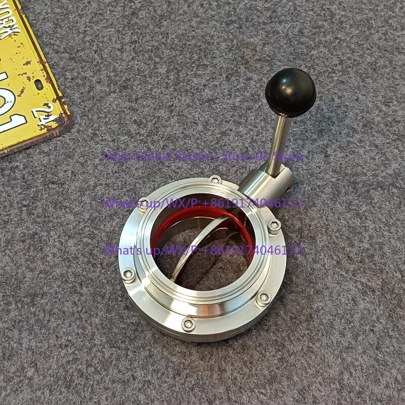 Quick installation butterfly valve Quick connection 304 stainless steel clamp type chuck discharge valve Powder valve
Quick installation butterfly valve Quick connection 304 stainless steel clamp type chuck discharge valve Powder valve