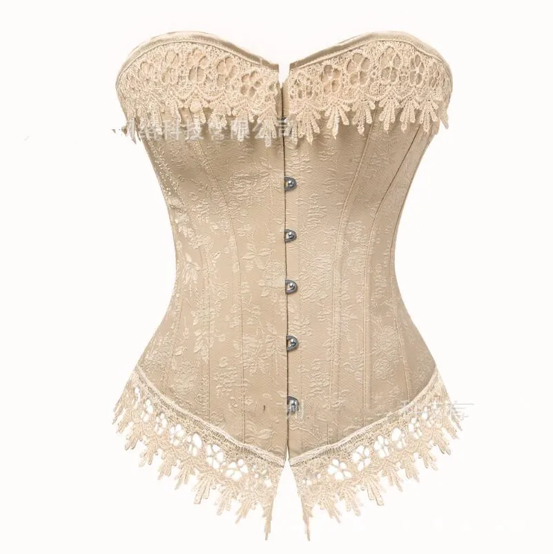 Corset Overbust Lolita Corset top Jacquard Lace Up Sweet Princess Corset Costume for Women Body shaping underwear p1012
Corset Overbust Lolita Corset top Jacquard Lace Up Sweet Princess Corset Costume for Women Body shaping underwear p1012