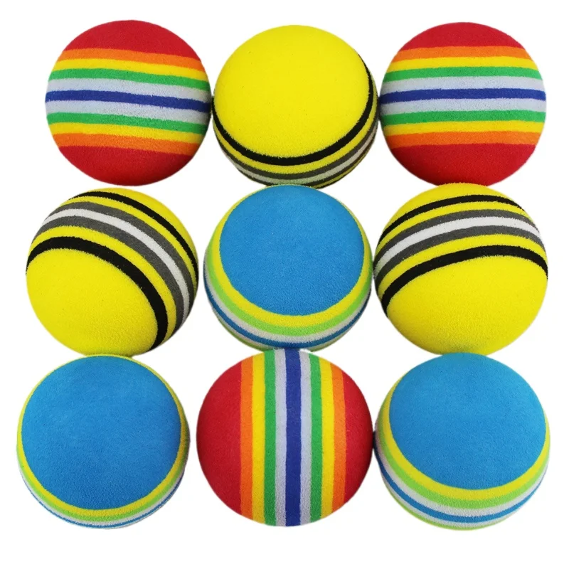 50Pcs/bag,Indoor Golf Practice Balls,Colored Sponge BallS,Rainbow Golf Ball, EVA Material Balls,Swing Special Training Ball
50Pcs/bag,Indoor Golf Practice Balls,Colored Sponge BallS,Rainbow Golf Ball, EVA Material Balls,Swing Special Training Ball