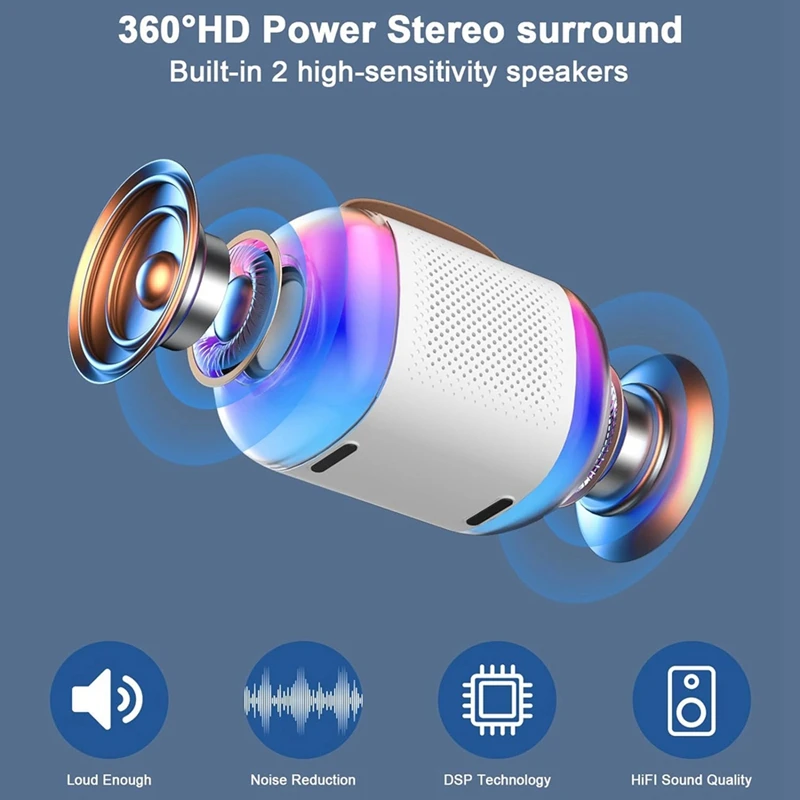 DYJ-zpKaraoke Machine with 2 Wireless Microphones Portable Bluetooth Speaker Mini Karaoke Toys Gifts for Boys and
DYJ-zpKaraoke Machine with 2 Wireless Microphones Portable Bluetooth Speaker Mini Karaoke Toys Gifts for Boys and