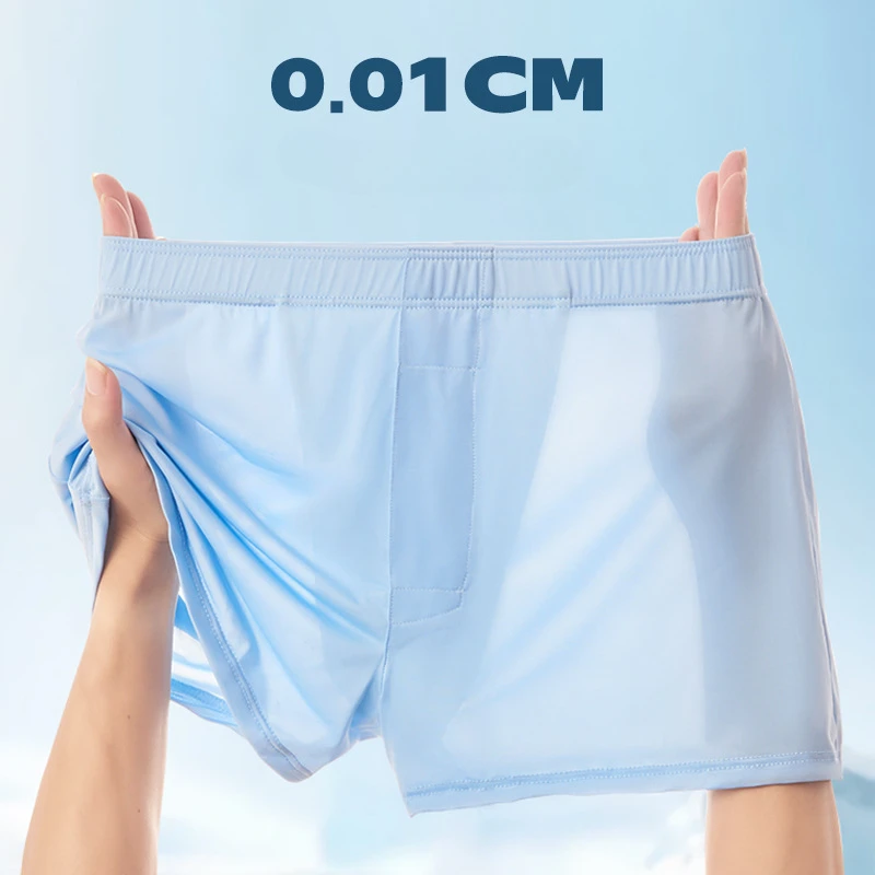 Men's Aro Panties Loose Ice Silk Home Underwear Summer Breathable Underpants U Convex Pouch Knickers Thin Stretch Trunks
Men's Aro Panties Loose Ice Silk Home Underwear Summer Breathable Underpants U Convex Pouch Knickers Thin Stretch Trunks