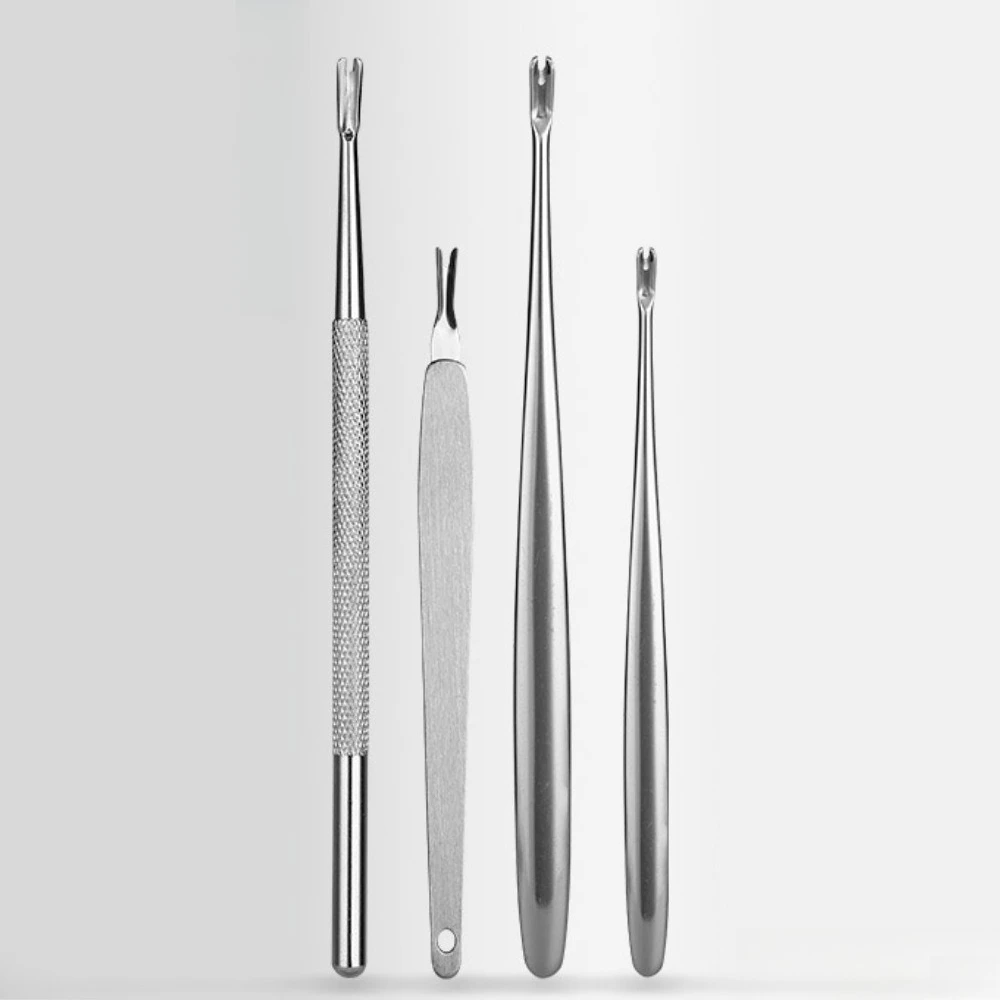 1Pc Sharp V-shape Nail Cuticle Pusher Stainless Steel Dead Skin Fork Remover Calluses and Dead Skin Nail File Pedicure Care Tool
1Pc Sharp V-shape Nail Cuticle Pusher Stainless Steel Dead Skin Fork Remover Calluses and Dead Skin Nail File Pedicure Care Tool