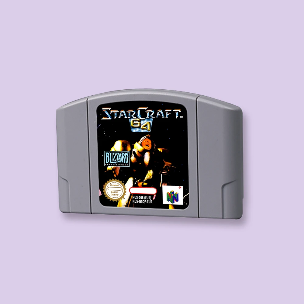 for StarCraft 64 64bit game card for EUR PAL version N64 video game console English language
for StarCraft 64 64bit game card for EUR PAL version N64 video game console English language