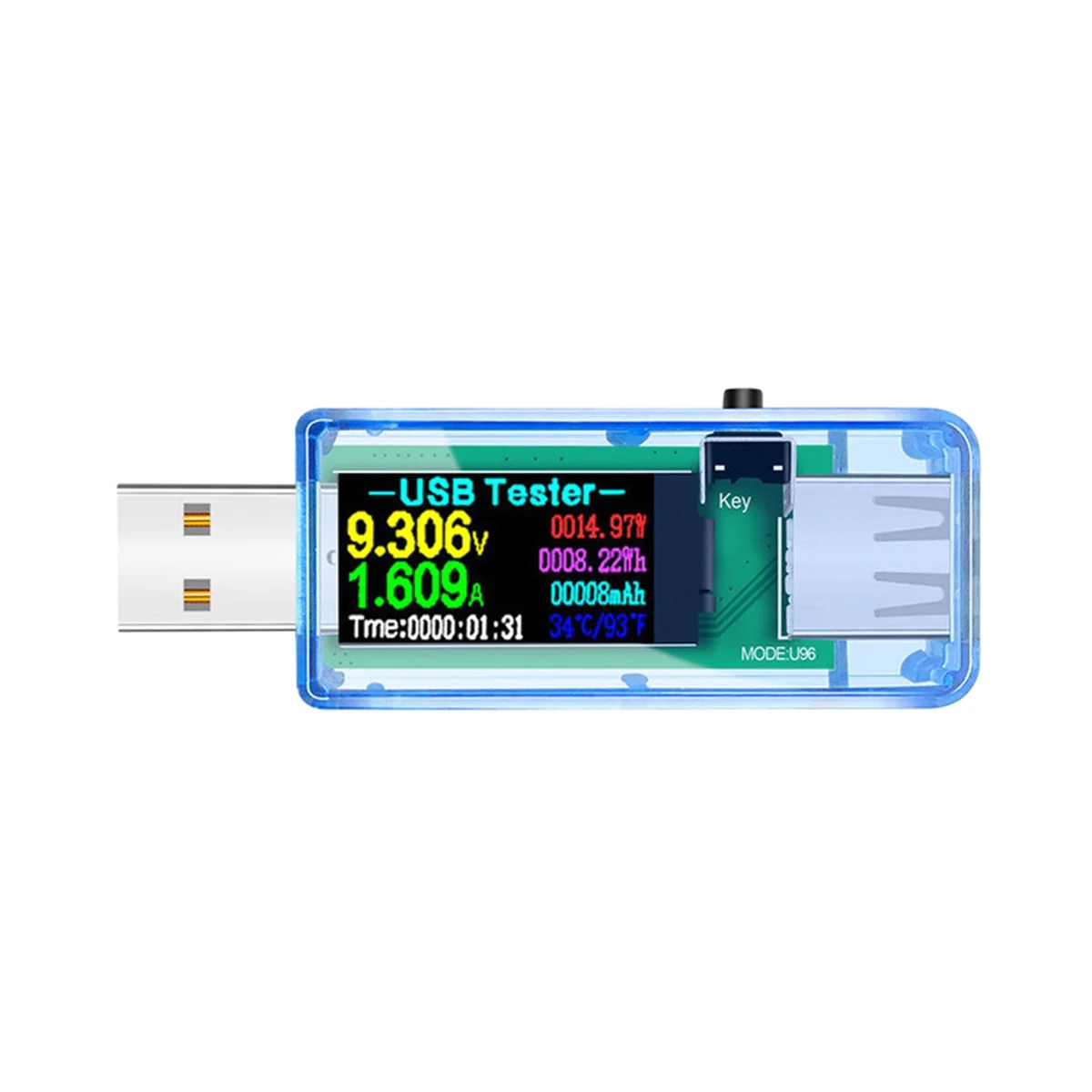 USB-тестер DC Цифровой вольтметр Амперметр Напряжение Амперметр детектор мобильное зарядное устройство Индикатор синий
USB-тестер DC Цифровой вольтметр Амперметр Напряжение Амперметр детектор мобильное зарядное устройство Индикатор синий