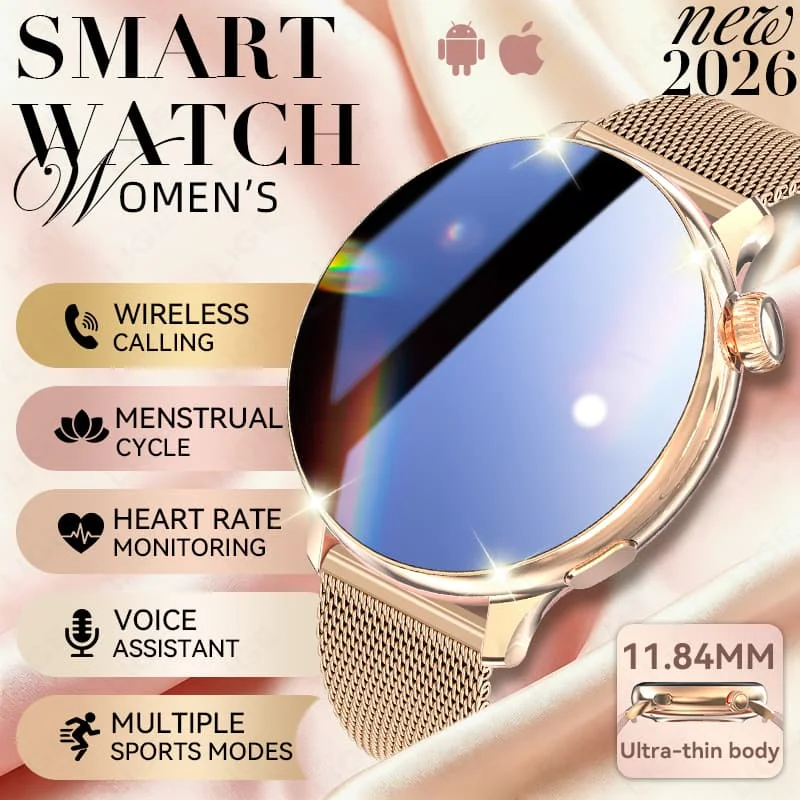 FOXBOX Luxury Women Smart Watches Health Monitor Period Tracking Bluetooth Call Custom Dial Waterproof Fitness Sports Bracelet
FOXBOX Luxury Women Smart Watches Health Monitor Period Tracking Bluetooth Call Custom Dial Waterproof Fitness Sports Bracelet