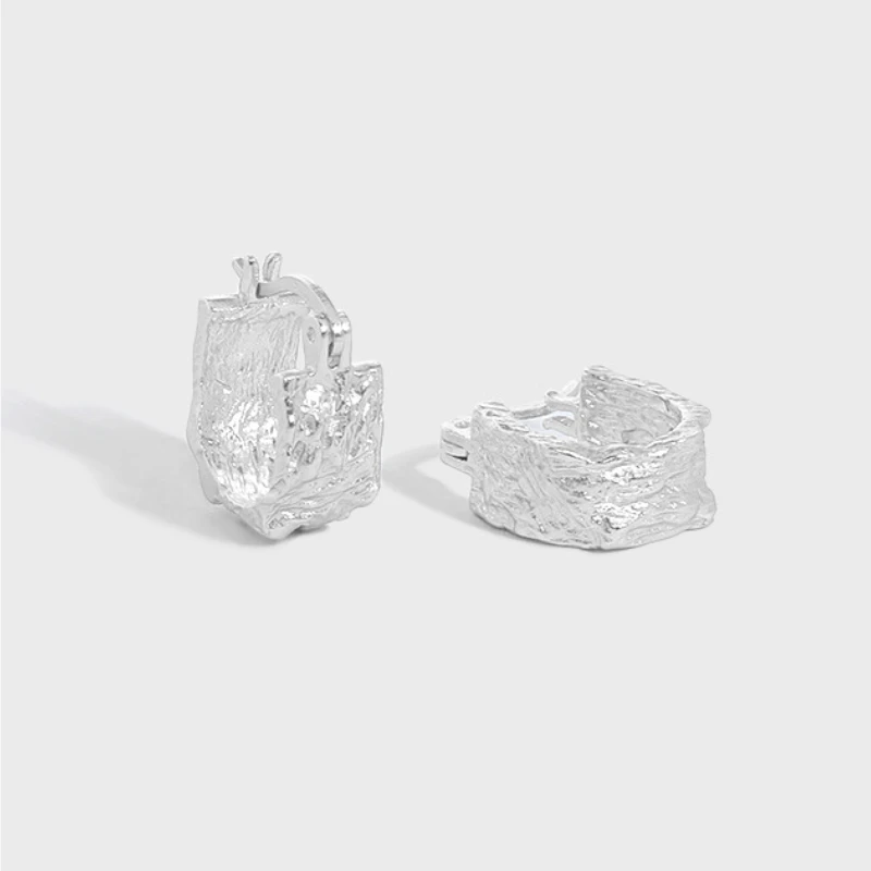 Fashion Original Design Earrings S925 Sterling Silver Stud Earrings Versatile Texture Electroplating Jewelry for Female
Fashion Original Design Earrings S925 Sterling Silver Stud Earrings Versatile Texture Electroplating Jewelry for Female