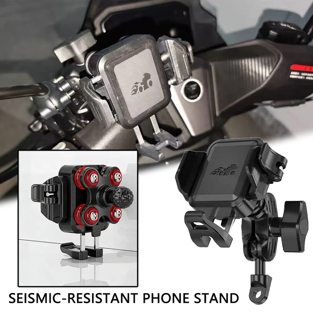 Motorcycle Riding Shock-Absorbing Phone Holdr Adjustable Anti-Theft FOR PCX160 150 125 Forza125 300 NC750D SH125i NSS350 NWT150
Motorcycle Riding Shock-Absorbing Phone Holdr Adjustable Anti-Theft FOR PCX160 150 125 Forza125 300 NC750D SH125i NSS350 NWT150