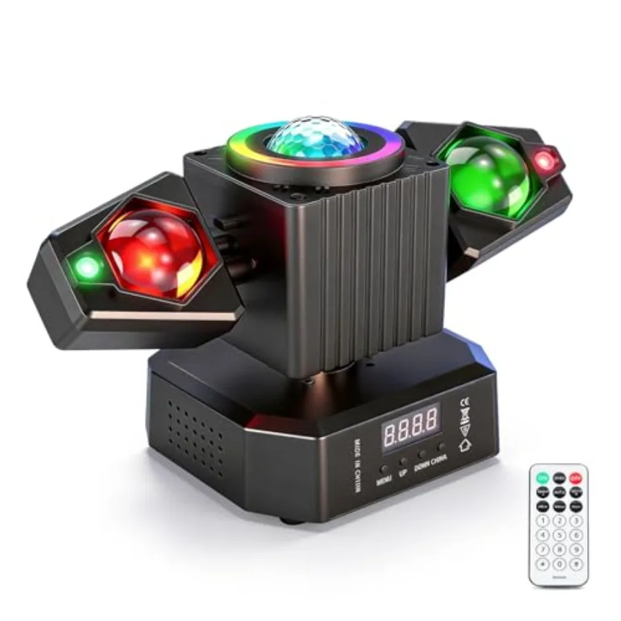 Party Disco Light, Disco Ball Dj Light Sound Activated with Remote Control Stage Strobe for Parties KTV Christmas Angel
Party Disco Light, Disco Ball Dj Light Sound Activated with Remote Control Stage Strobe for Parties KTV Christmas Angel