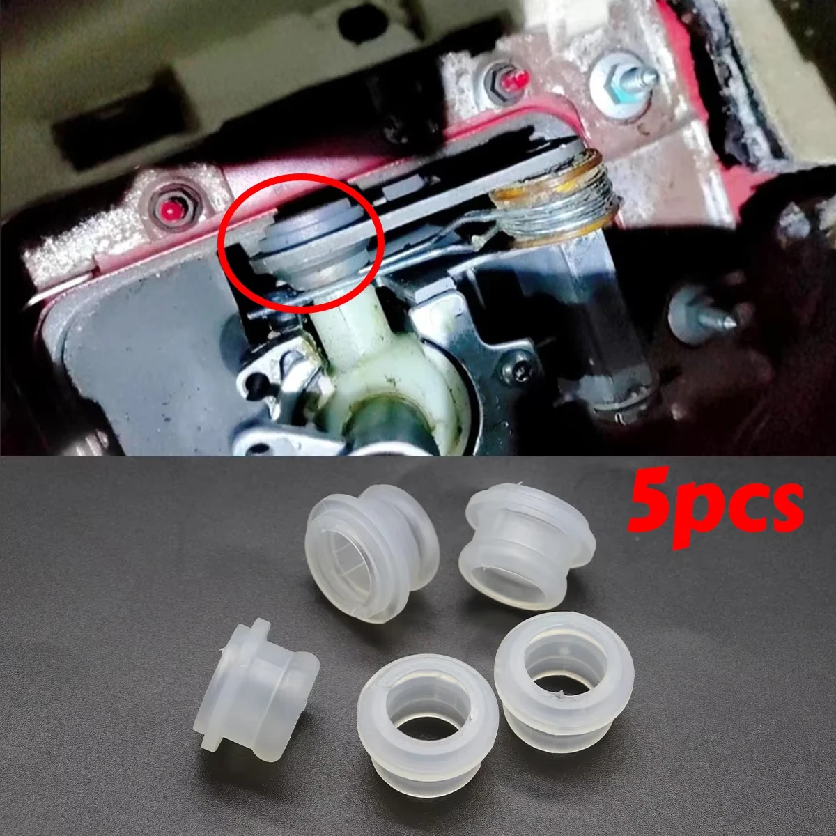 5Pcs Gear Shifter Cable Bushing Fix For VW Golf Mk5 Passat B6 Bora 1999- Speed Gearbox Shift Lever Rubber Sleeve Lever Pad Apron
5Pcs Gear Shifter Cable Bushing Fix For VW Golf Mk5 Passat B6 Bora 1999- Speed Gearbox Shift Lever Rubber Sleeve Lever Pad Apron