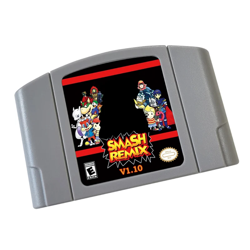 N64 games Cartridge -smashremix_v1.10 Only NTSC Version Retro Games reconstructed
N64 games Cartridge -smashremix_v1.10 Only NTSC Version Retro Games reconstructed