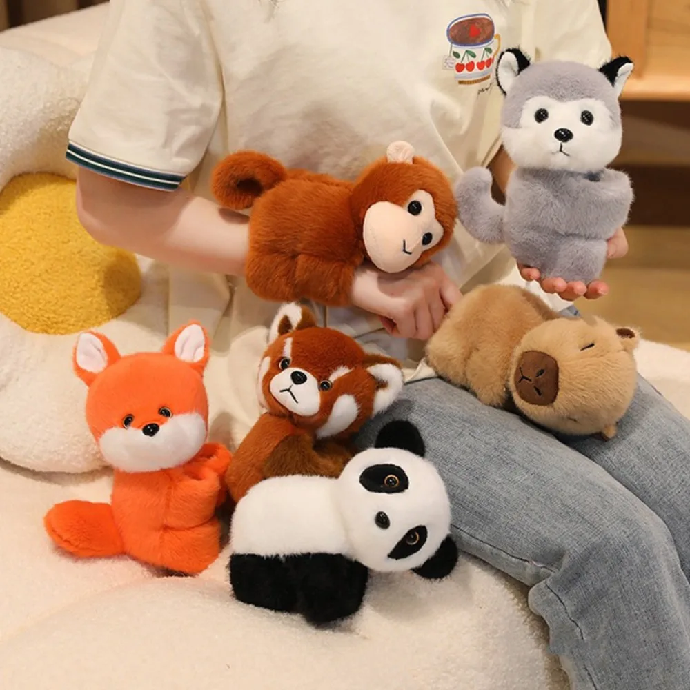 Panda Animal Plush Wrist Band Monkey Raccoon Capybara Slap Bracelet Cute Cartoon Rodent Plush Doll Slap Bracelet Christmas Toy
Panda Animal Plush Wrist Band Monkey Raccoon Capybara Slap Bracelet Cute Cartoon Rodent Plush Doll Slap Bracelet Christmas Toy