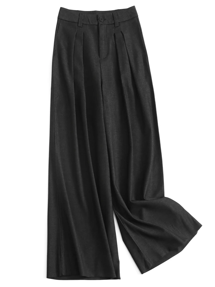 High Waist Wide Leg Pants Women's Casual Trousers Draping Style Office Fashion Pure Color Long Pants J546
High Waist Wide Leg Pants Women's Casual Trousers Draping Style Office Fashion Pure Color Long Pants J546