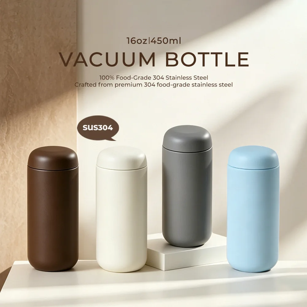 450ml Thermal Water Bottle with Strainer,Double-layer Stainless Steel Vacuum Tea Cup,Festival gifts,Business Travel Thermos Cup
450ml Thermal Water Bottle with Strainer,Double-layer Stainless Steel Vacuum Tea Cup,Festival gifts,Business Travel Thermos Cup