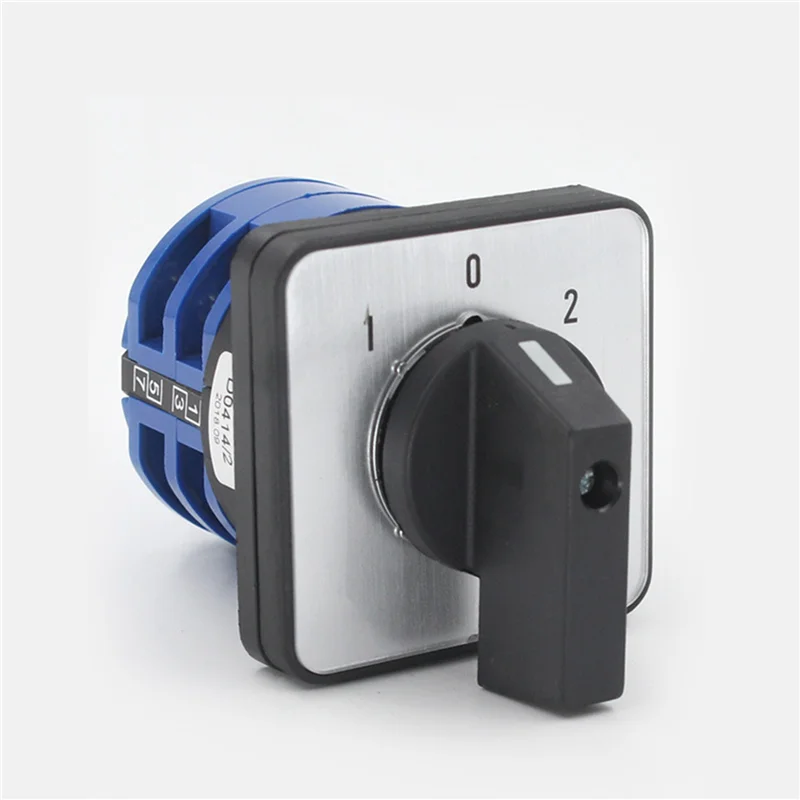 ABJN-2X Changeover Selector Switch 3 Positions 8 Terminals Universal Rotary Cam Selector Latching Switches 32A
ABJN-2X Changeover Selector Switch 3 Positions 8 Terminals Universal Rotary Cam Selector Latching Switches 32A