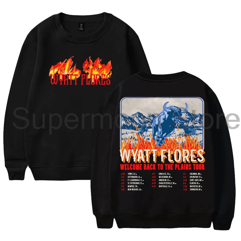 Wyatt Flores Welcome Back To The Plains Tour 2025 Merch Crewneck Long Sleeve Streetwear Women Men Sweatshirts
Wyatt Flores Welcome Back To The Plains Tour 2025 Merch Crewneck Long Sleeve Streetwear Women Men Sweatshirts