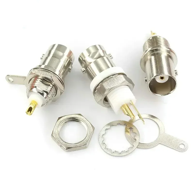 BNC Female Socket Solder Connector Chassis Panel Mount Coaxial Cable For Welding Machine Parts
BNC Female Socket Solder Connector Chassis Panel Mount Coaxial Cable For Welding Machine Parts