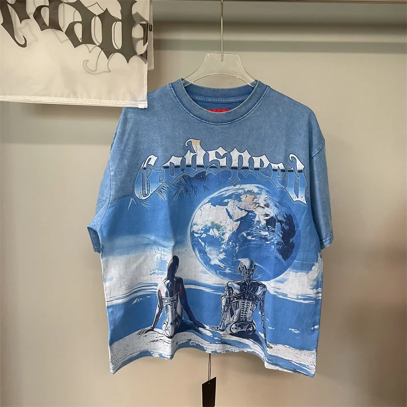 Oversized Godspeed Men Women T-shirt Creative Colorful Skull Loose Casual Top Tees Streetwear Short Sleeve
Oversized Godspeed Men Women T-shirt Creative Colorful Skull Loose Casual Top Tees Streetwear Short Sleeve