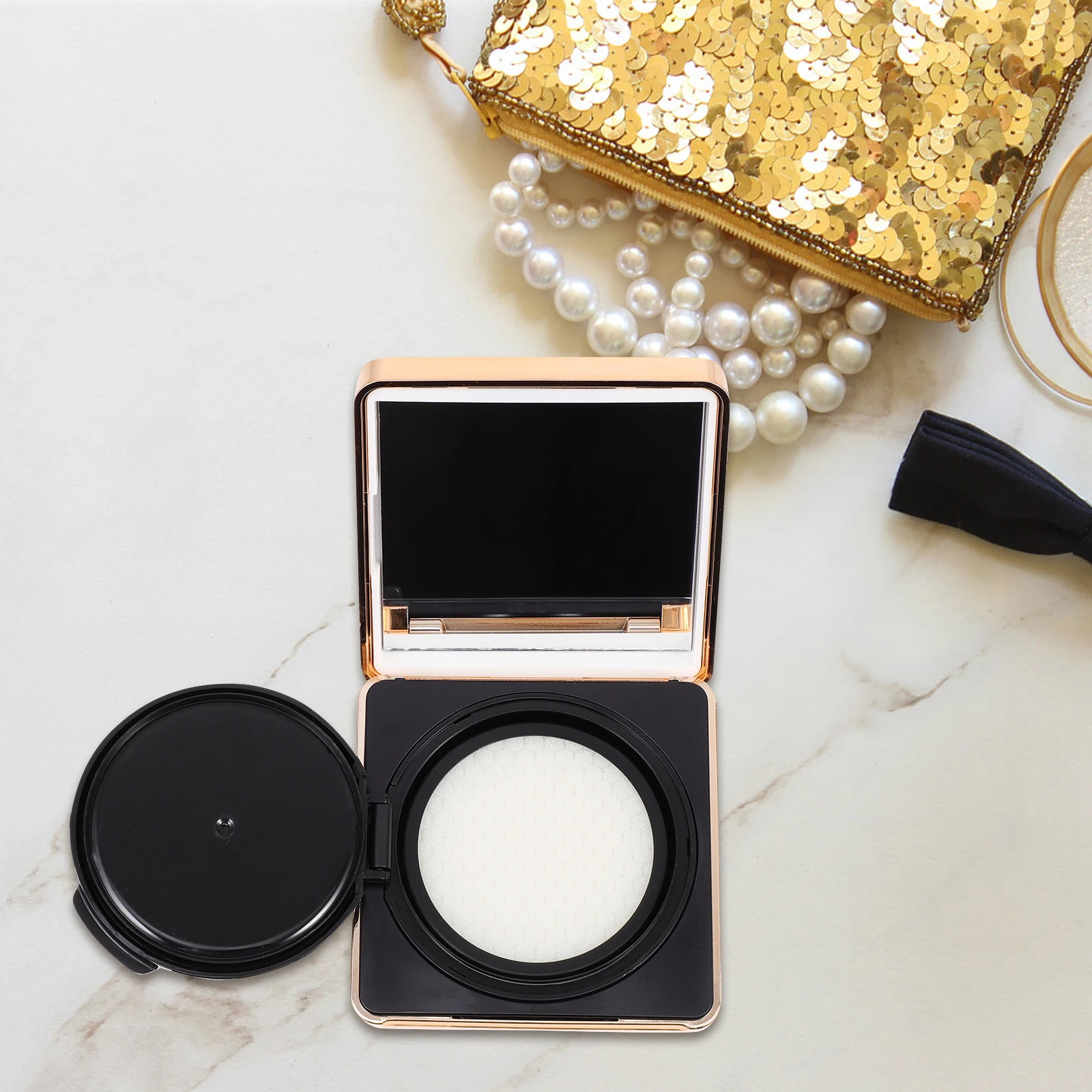 Cushion Cream Box Travel Compact Make-up Powder Container Dusting Puff Case Lightweight Durable ABS for Women
Cushion Cream Box Travel Compact Make-up Powder Container Dusting Puff Case Lightweight Durable ABS for Women