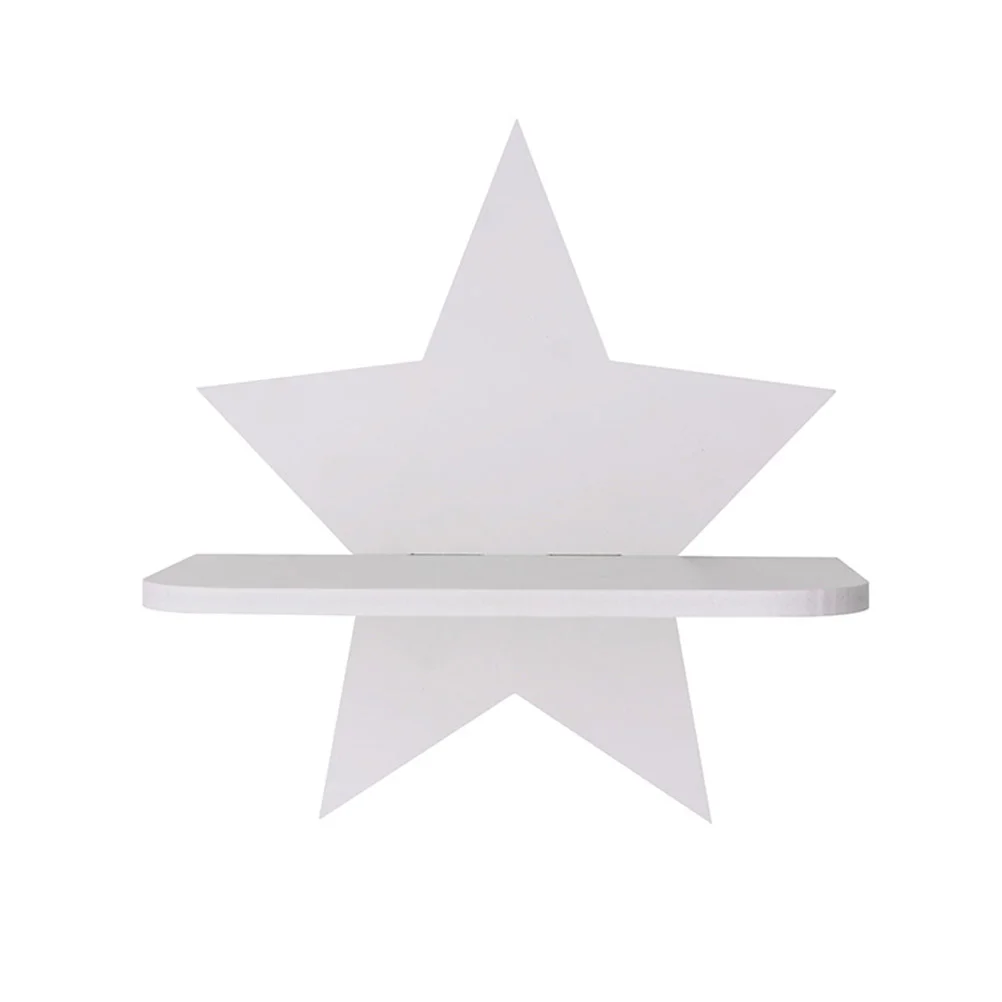 Wooden Wall Shelf Rack Pentagram Shape White Mounted Storage 5 Design Pastoral Style Living Room Bedroom Kids Room
Wooden Wall Shelf Rack Pentagram Shape White Mounted Storage 5 Design Pastoral Style Living Room Bedroom Kids Room