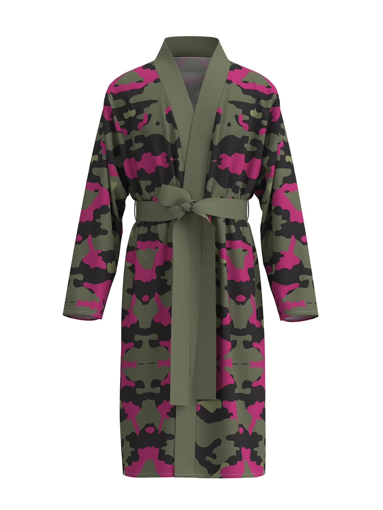3D digital printing camouflage pattern comfortable and skin-friendly nightgown men's long-sleeved thin bathrobe home fun
3D digital printing camouflage pattern comfortable and skin-friendly nightgown men's long-sleeved thin bathrobe home fun