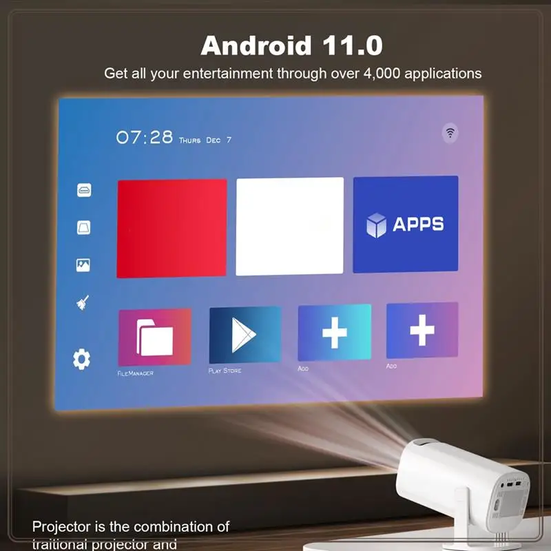 Reliable-P30 Smart Projector Wifi 6 Android 11 Home Beamer Support 4K Decoding For Home Theater Video Proyector 150 Ansi Durable
Reliable-P30 Smart Projector Wifi 6 Android 11 Home Beamer Support 4K Decoding For Home Theater Video Proyector 150 Ansi Durable