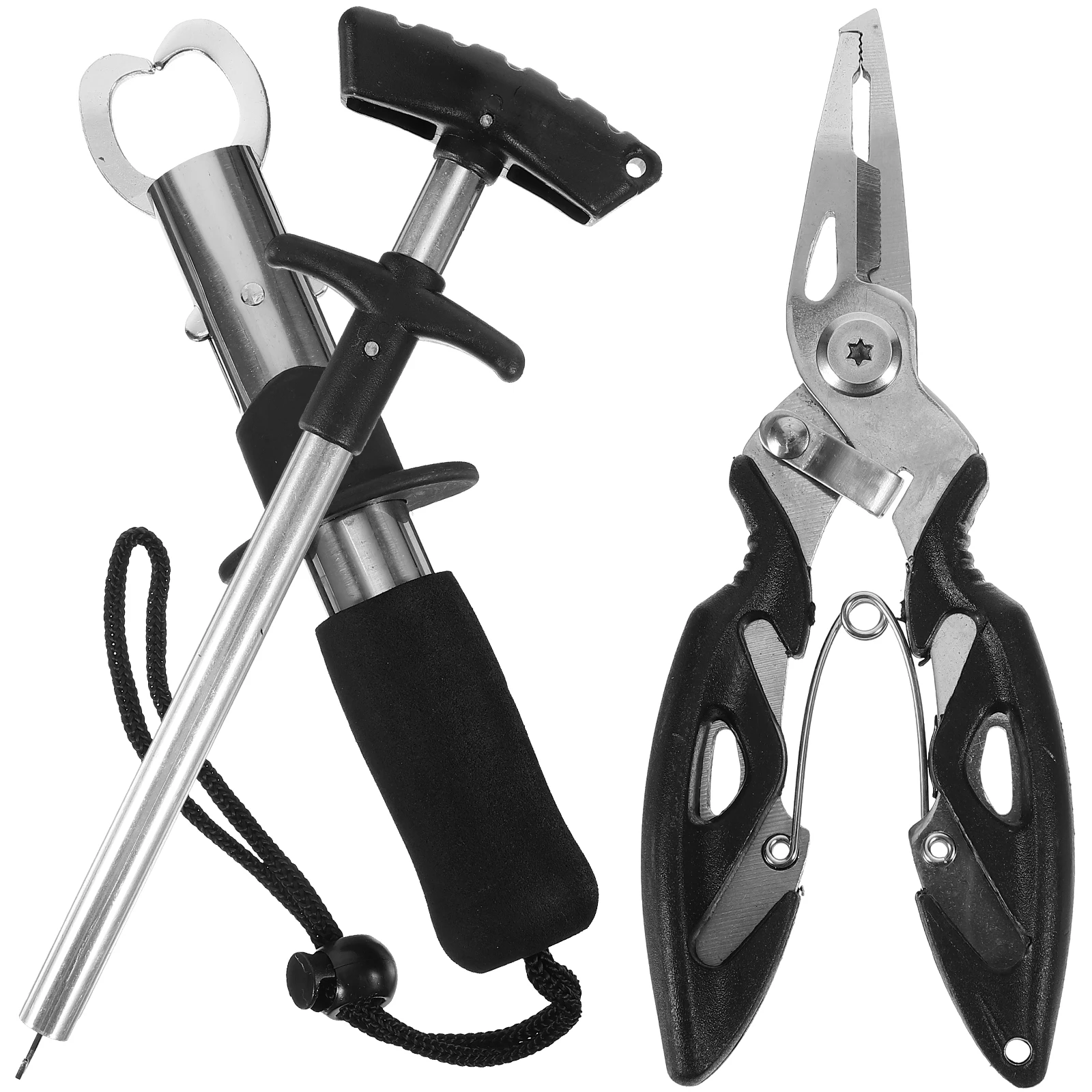 Luya Tool Set Fishing Hooks Extractor Fish Hook Remover Lip Grabber Equipment Corrosion Resistant Light Weight
Luya Tool Set Fishing Hooks Extractor Fish Hook Remover Lip Grabber Equipment Corrosion Resistant Light Weight