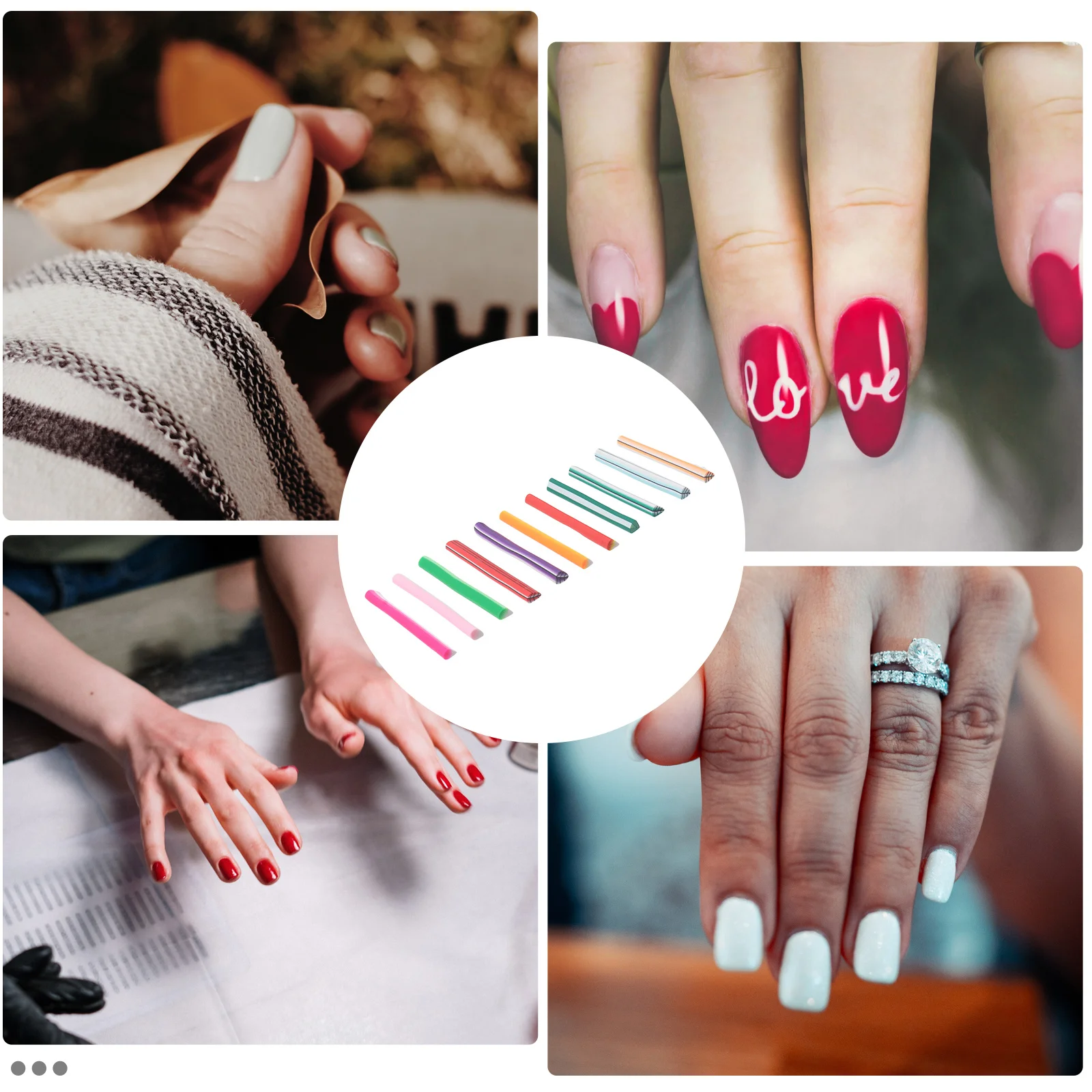 50Pcs Polymer Clay Cane 3D Nail Art Stickers Leaf Style DIY Manicure Decoration Bright Color Nail Decals for Phone Bag
50Pcs Polymer Clay Cane 3D Nail Art Stickers Leaf Style DIY Manicure Decoration Bright Color Nail Decals for Phone Bag