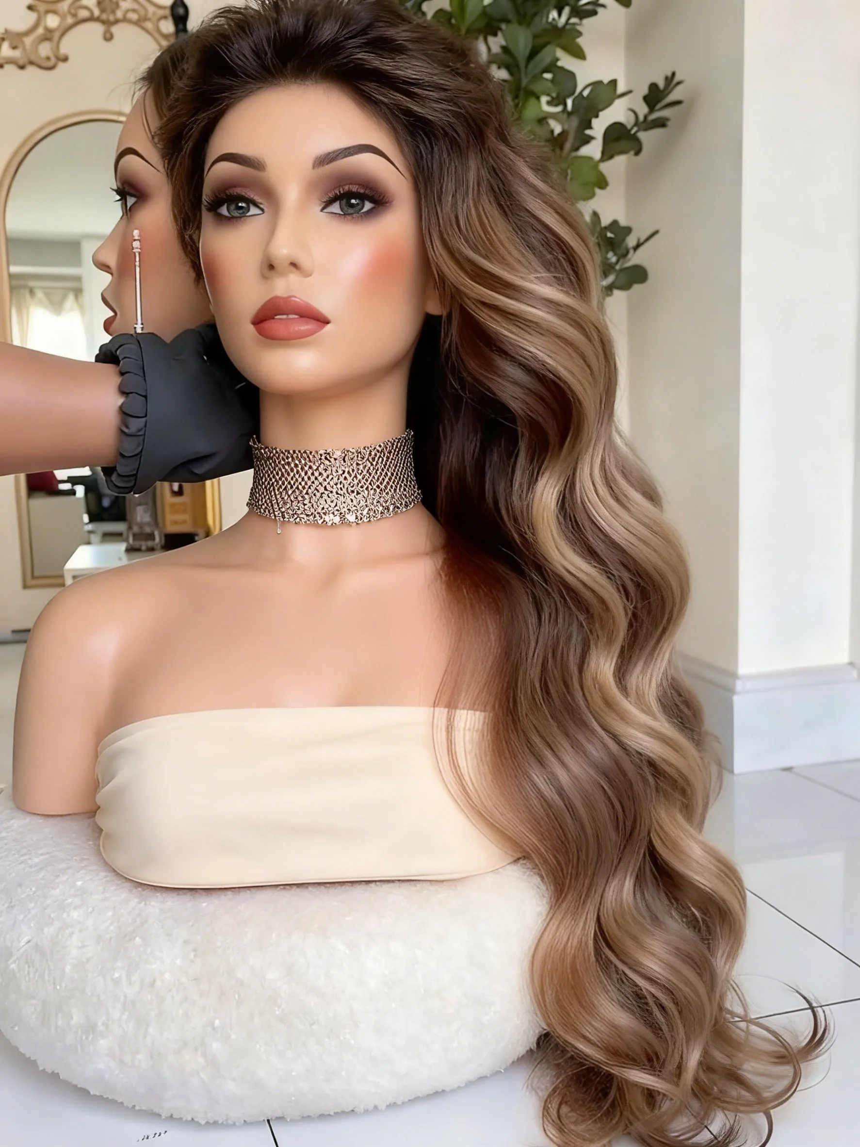 Indian #4/27 Highlight Human Hair Wigs Body Wave HD 13x6 Lace Frontal Wig 30 32 Inch Raw Colored Ombre Water Wave Lace Front Wig
Indian #4/27 Highlight Human Hair Wigs Body Wave HD 13x6 Lace Frontal Wig 30 32 Inch Raw Colored Ombre Water Wave Lace Front Wig