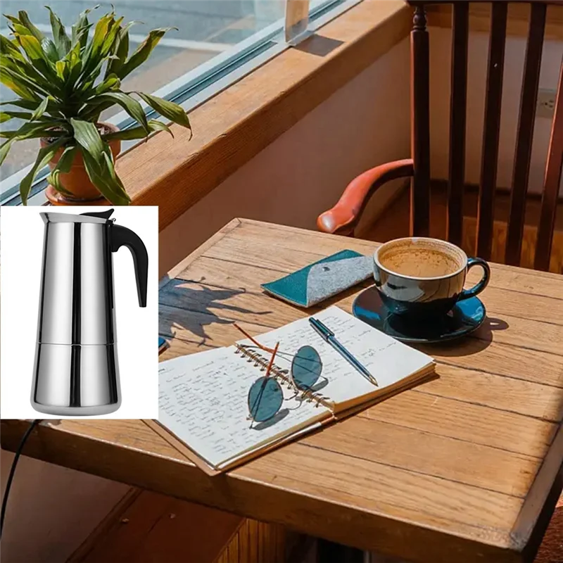 AF93-Steel Coffee Pot Italian Moka Pot Espresso Coffee Maker Pot Cafe Percolator Tools For Latte Maker Stovetop Coffee
AF93-Steel Coffee Pot Italian Moka Pot Espresso Coffee Maker Pot Cafe Percolator Tools For Latte Maker Stovetop Coffee