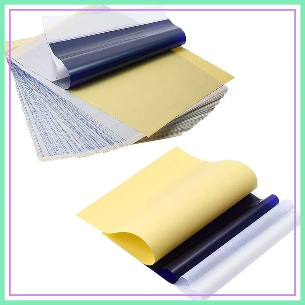 30 Pcs Tattoo Thermal Stencil Transfer Paper, Premium Quality, 8.5x11 inch, for Professional Tattoo Artists
30 Pcs Tattoo Thermal Stencil Transfer Paper, Premium Quality, 8.5x11 inch, for Professional Tattoo Artists