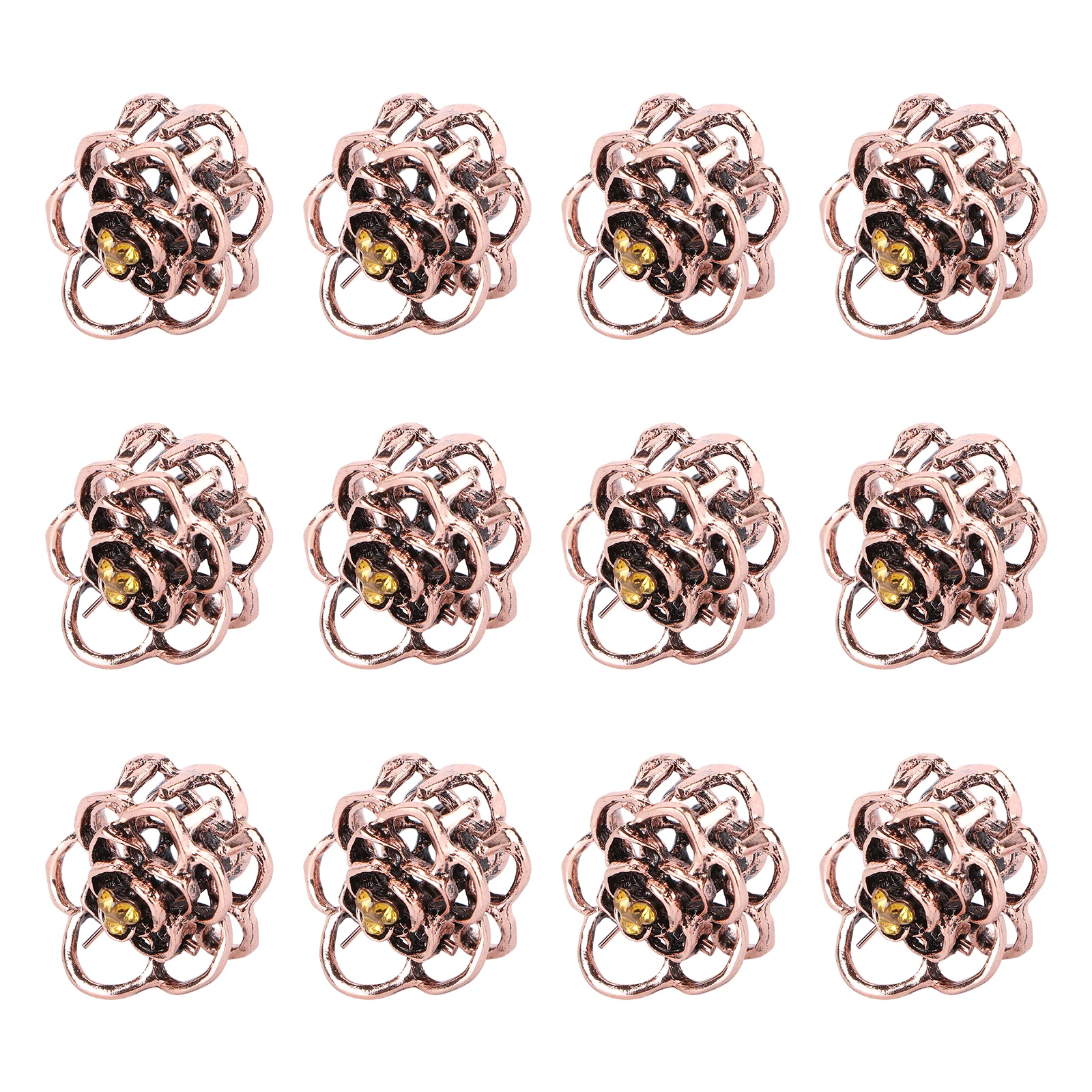 12pcs Retro Rose Claw Clips Durable Lightweight Hair Accessories Women Alloy Grab Miss For Girls Home Office Use
12pcs Retro Rose Claw Clips Durable Lightweight Hair Accessories Women Alloy Grab Miss For Girls Home Office Use