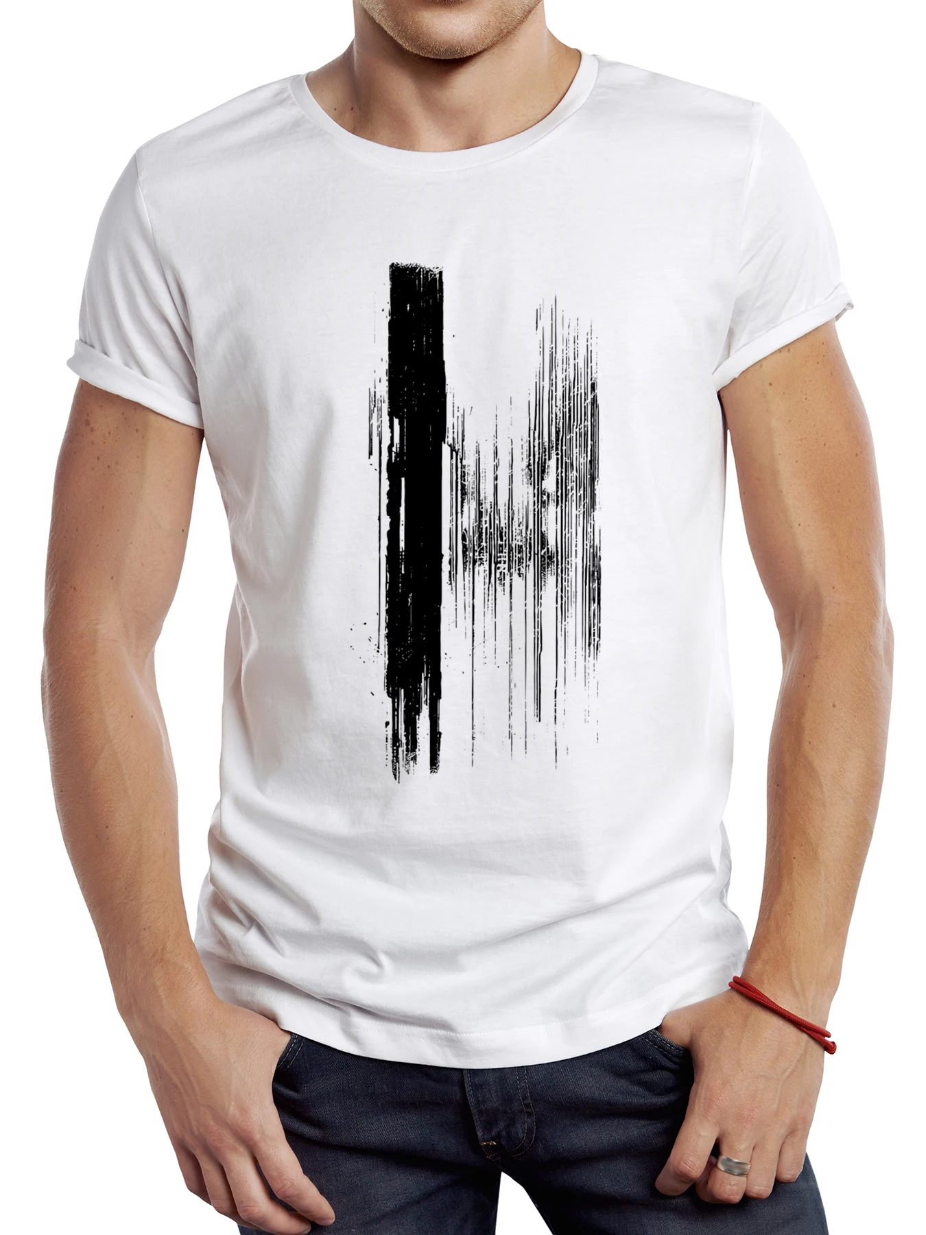 FPACE Graphic Geometric Lines Men T Shirt Short Sleeve Sport Tops Casual Streetwear Minimal Abstract Vertical Lines T-shirt
FPACE Graphic Geometric Lines Men T Shirt Short Sleeve Sport Tops Casual Streetwear Minimal Abstract Vertical Lines T-shirt