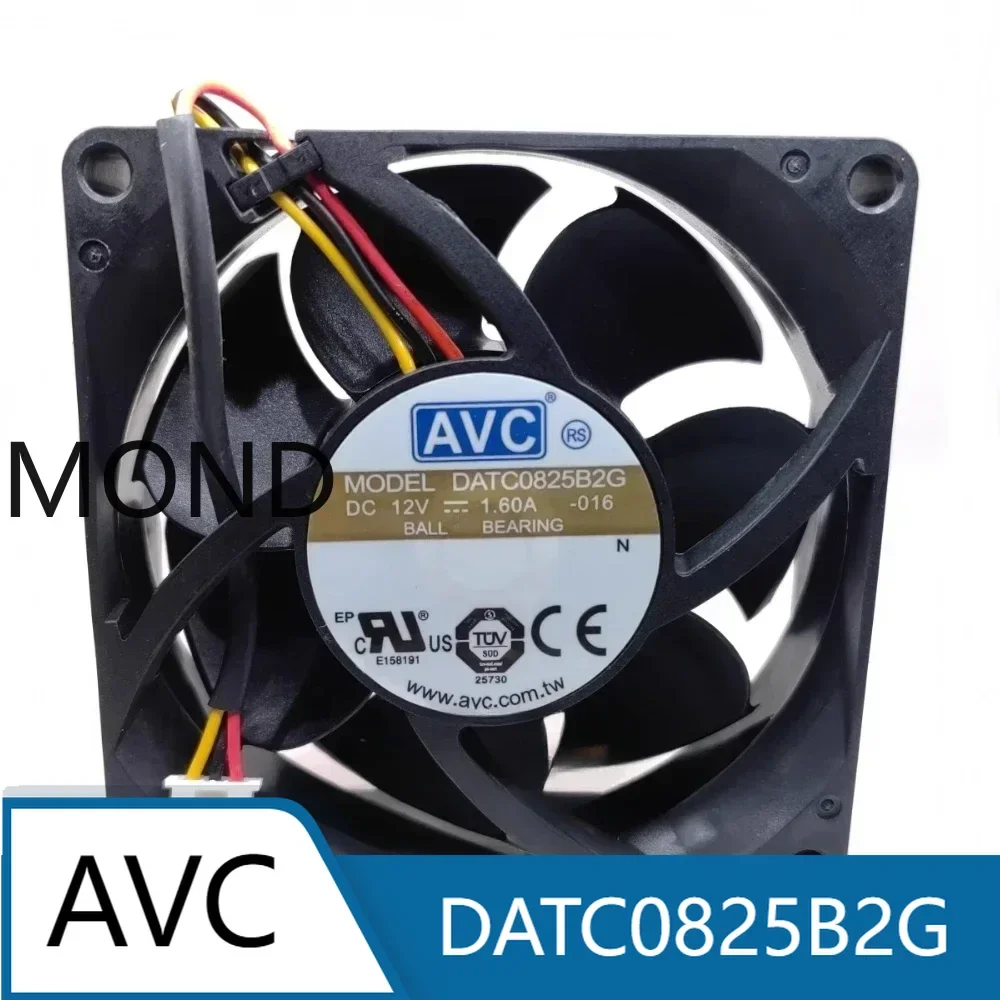 DATC0825B2G AVC Server Cooling Fan 8cm 8025 80x80x25mm DC12V 1.60A Ball Bearing Axial Flow Cooler Fan
DATC0825B2G AVC Server Cooling Fan 8cm 8025 80x80x25mm DC12V 1.60A Ball Bearing Axial Flow Cooler Fan