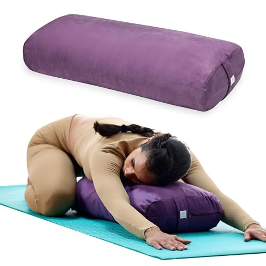 Round Yoga Bolster Pillow Soft Meditation Cushion for Yoga Mas and Back Support Breathable Cotton Fill Zippered Microfiber Cove
Round Yoga Bolster Pillow Soft Meditation Cushion for Yoga Mas and Back Support Breathable Cotton Fill Zippered Microfiber Cove