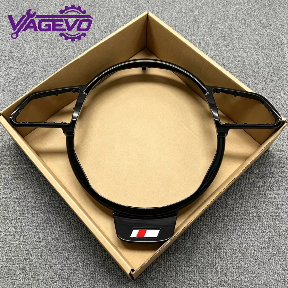 For Audi A3 8V A4 B8 A6 C7 S RS steering wheel button frame Steering wheel painted black decorative frame
For Audi A3 8V A4 B8 A6 C7 S RS steering wheel button frame Steering wheel painted black decorative frame