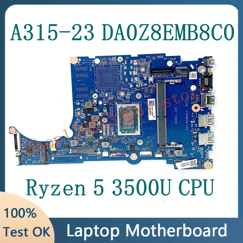 Высококачественная материнская плата для ноутбука Acer Nexus A315-23 DA0Z8EMB8C0 материнская плата с процессором Ryzen 5 3500U 100% работает хорошо
Высококачественная материнская плата для ноутбука Acer Nexus A315-23 DA0Z8EMB8C0 материнская плата с процессором Ryzen 5 3500U 100% работает хорошо