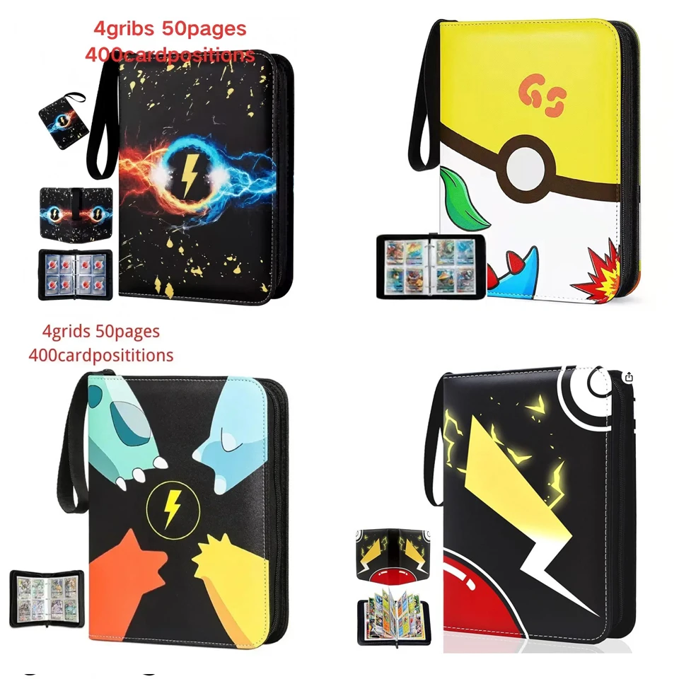 HOT HOT SALE Anime 400PCS Card Binder Photocard PU Zipper Photo Album Carte Holder Kids Toys Collection Folder Letters Cards
HOT HOT SALE Anime 400PCS Card Binder Photocard PU Zipper Photo Album Carte Holder Kids Toys Collection Folder Letters Cards
