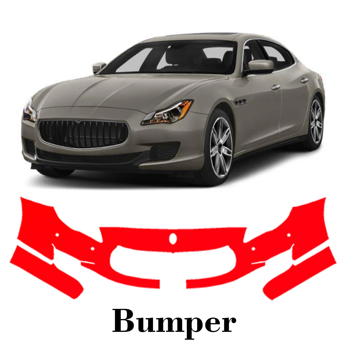 Car Precut Paint Protection Film Front Bumper Anti-scratch Exterior TPU PPF For Maserati Quattroporte 2014-2016
Car Precut Paint Protection Film Front Bumper Anti-scratch Exterior TPU PPF For Maserati Quattroporte 2014-2016