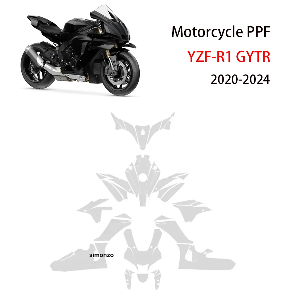 For YAMAHA YZF-R1 GYTR Scratch Resistant Kit YZF R1 GYTR 2020-2024 Motorcycle PPF Full Body TPU Paint Protection Film
For YAMAHA YZF-R1 GYTR Scratch Resistant Kit YZF R1 GYTR 2020-2024 Motorcycle PPF Full Body TPU Paint Protection Film