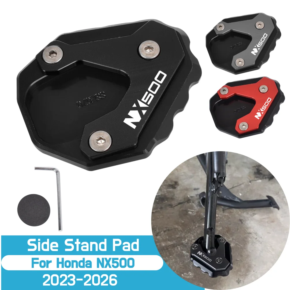 For Honda NX 500 2023 2024 2025 2026 NX500 Side Stand Pad Plate Kickstand Enlarger Support Extension Motorcycle Accessories
For Honda NX 500 2023 2024 2025 2026 NX500 Side Stand Pad Plate Kickstand Enlarger Support Extension Motorcycle Accessories